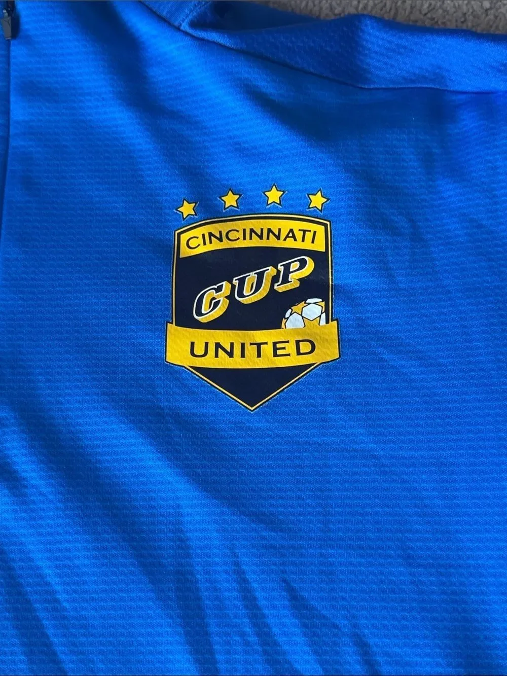 Rare! Puma Team Goal 23 Cincinnati United Quarter-Zip Training Top!